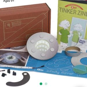 KiwiCo Tinker Crate “infinity mirror” building kit